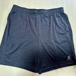 Reebok Men's Charcoal Athletic Shorts